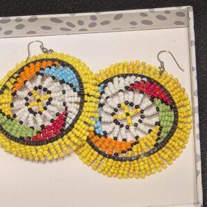 Native American Handmade Earrings Origin - straight from South Africa